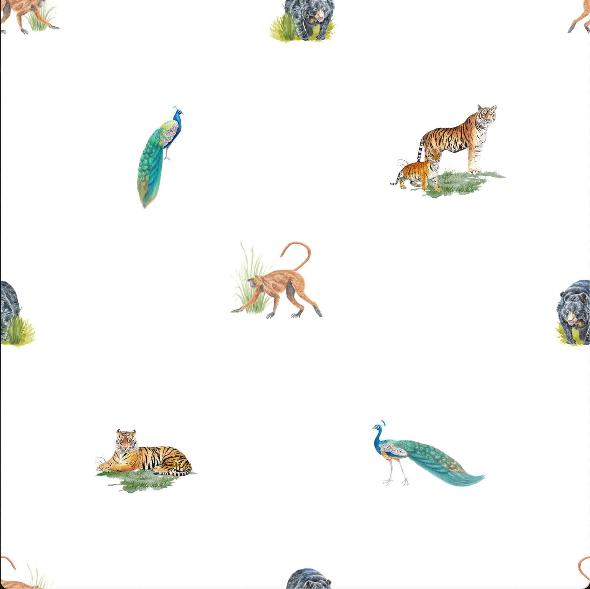 Animals - Long Sleeve Lounge Set