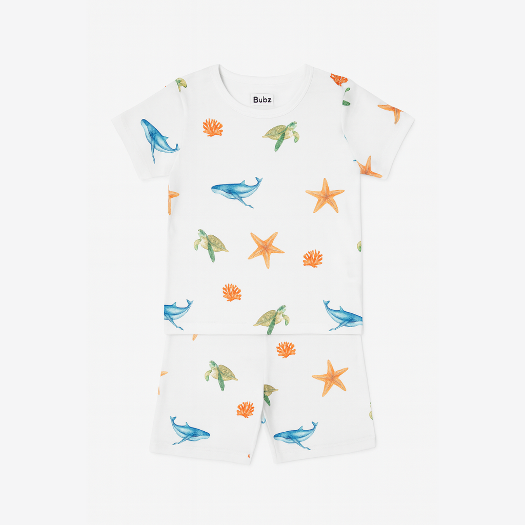 Under The Sea - Short Sleeve Lounge Set